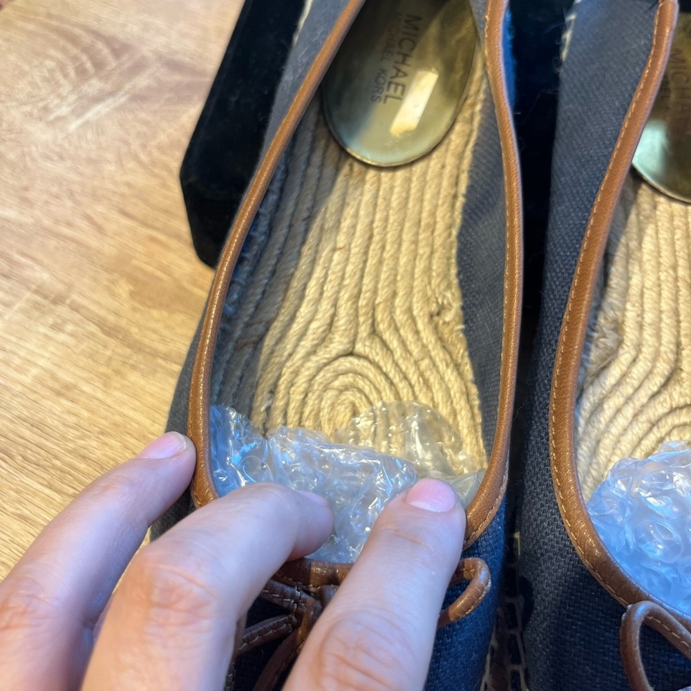 Michael Kors Navy Espadrille Shoes - Picture 4 of 6